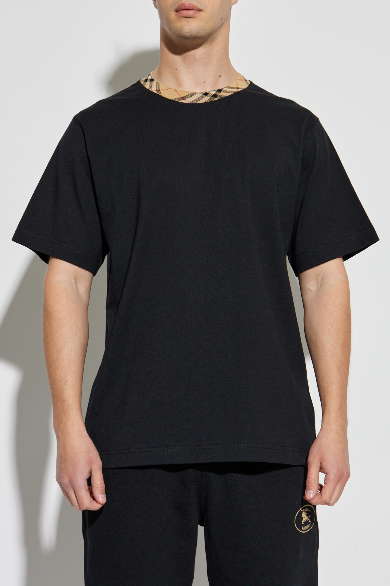 【BURBERRY】DANIEL LEE COLLECTION コットンTシャツ Printed Cotton-Jersey T-Shirt von BURBERRY für Herren | MR